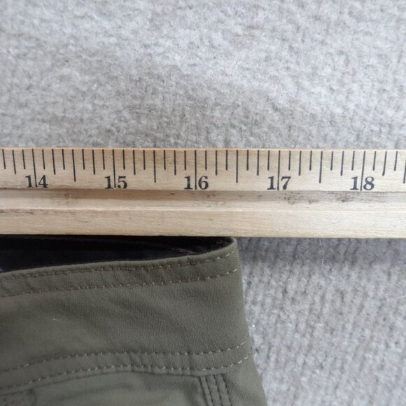 Prana Brion Pants 32 x 32 Green Gray Solid Chino Straight - Picture 7 of 12